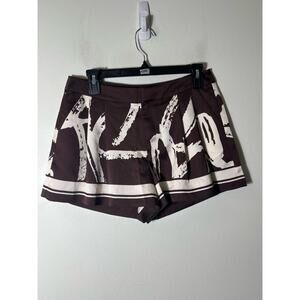 Ser.O.Ya Brown and cream Shorts Sz S